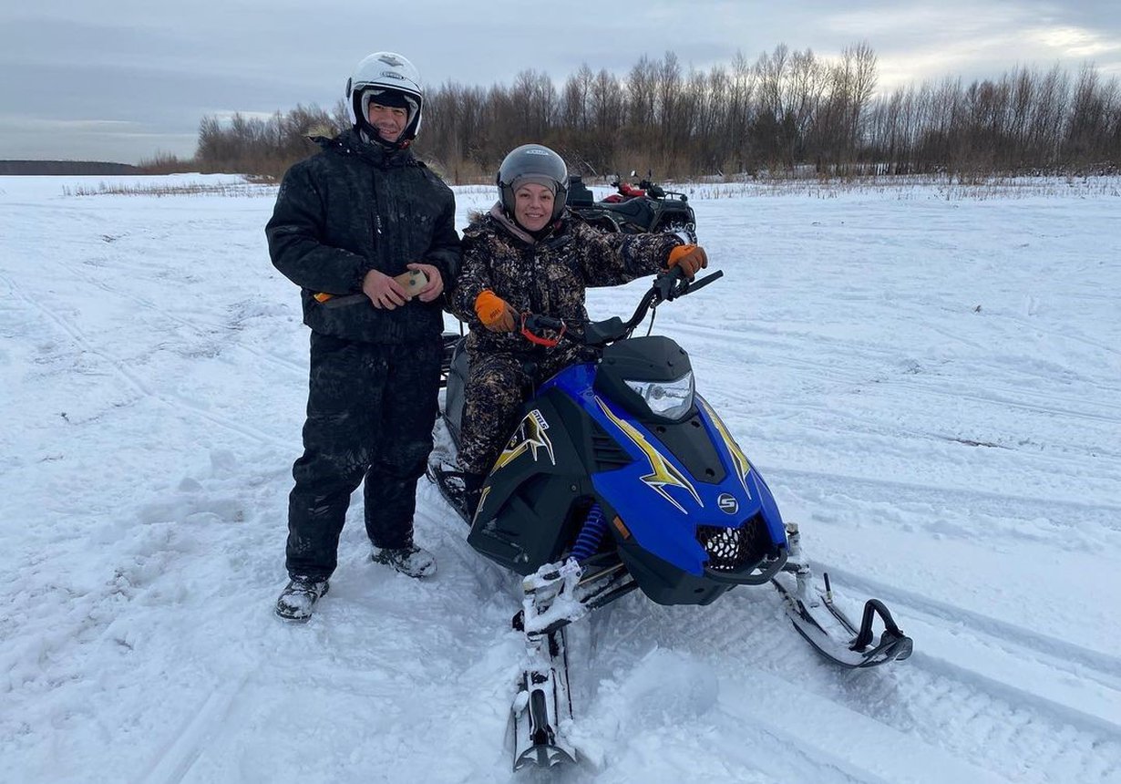 Покататься на снегоходах в пригороде Новосибирска. Сайт snegohod1.ru